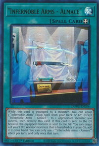 "Infernoble Arms - Almace" - Duelist Nexus (DUNE) #DUNE-EN056 - Ultra Rare YuGiOh Trading Card