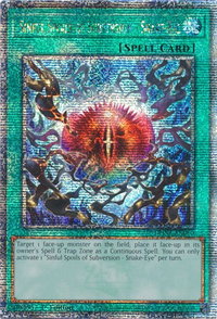 Sinful Spoils of Subversion - Snake-Eye (Quarter Century Secret Rare) - Duelist Nexus (DUNE) #DUNE-EN060 - Quarter Century Secret Rare YuGiOh Trading Card