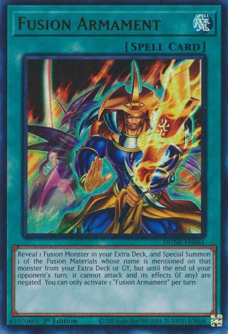 Fusion Armament - Duelist Nexus YuGiOh trading card