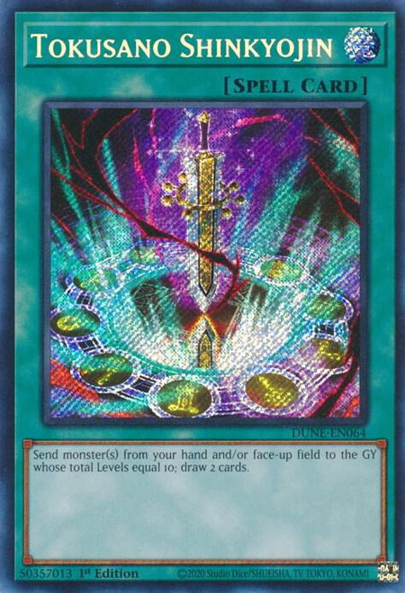 Tokusano Shinkyojin - Duelist Nexus YuGiOh trading card