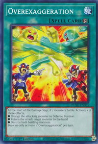 Overexaggeration - Duelist Nexus (DUNE) #DUNE-EN065 - Common / Short Print YuGiOh Trading Card