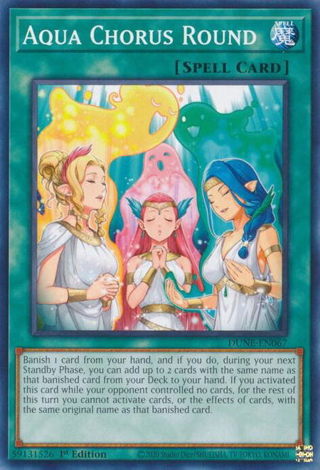 Aqua Chorus Round - Duelist Nexus YuGiOh trading card