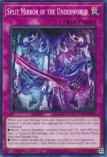 Split Mirror of the Underworld - Duelist Nexus YuGiOh trading card