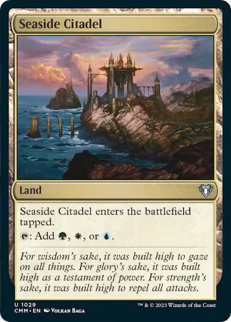 Seaside Citadel - Commander Masters Magic: The Gathering trading card
