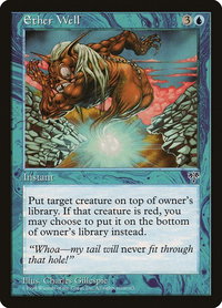 Ether Well - Mirage (MIR) #65 - Uncommon Magic: The Gathering Trading Card