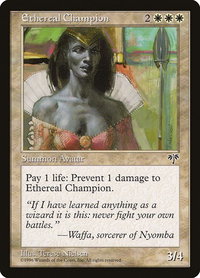 Ethereal Champion - Mirage (MIR) #15 - Rare Magic: The Gathering Trading Card