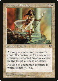 Favorable Destiny - Mirage (MIR) #16 - Uncommon Magic: The Gathering Trading Card