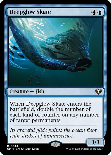 Deepglow Skate - Commander Masters Magic: The Gathering trading card