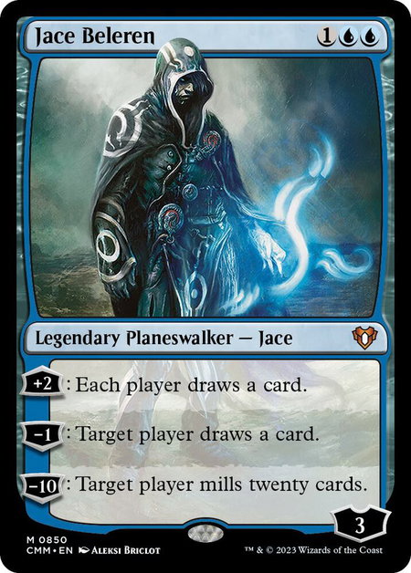 Jace Beleren - Commander Masters Magic: The Gathering trading card
