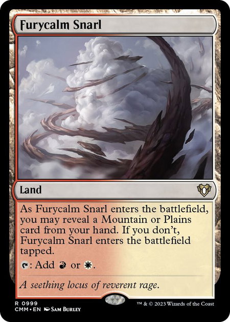 Furycalm Snarl - Commander Masters Magic: The Gathering trading card