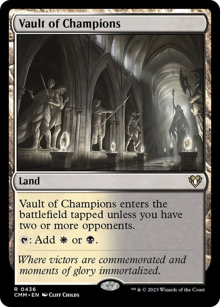 Vault of Champions - Commander Masters Magic: The Gathering trading card