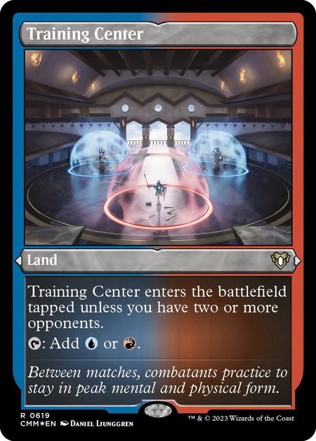 Training Center (Foil Etched) - Commander Masters Magic: The Gathering trading card