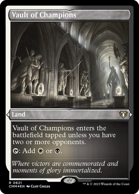 Vault of Champions (Foil Etched) - Commander Masters Magic: The Gathering trading card