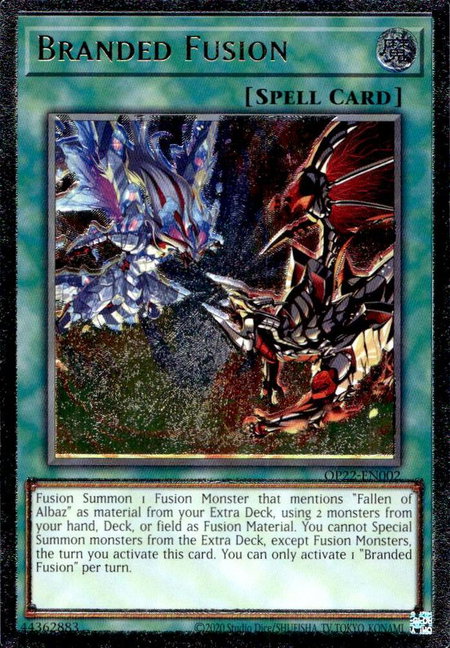 Branded Fusion (UTR) - OTS Tournament Pack 22 YuGiOh trading card