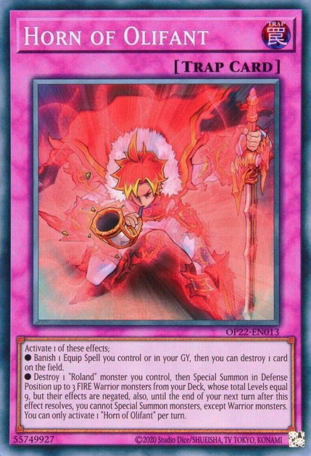 Horn of Olifant - OTS Tournament Pack 22 YuGiOh trading card