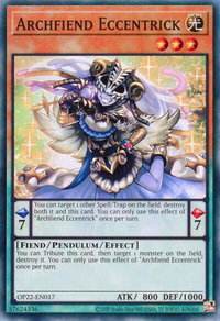 Archfiend Eccentrick - OTS Tournament Pack 22 (OP22) #OP22-EN017 - Common / Short Print YuGiOh Trading Card