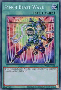 Synch Blast Wave - OTS Tournament Pack 22 (OP22) #OP22-EN021 - Common / Short Print YuGiOh Trading Card
