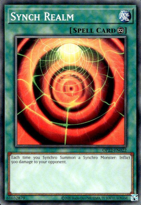Synch Realm - OTS Tournament Pack 22 YuGiOh trading card