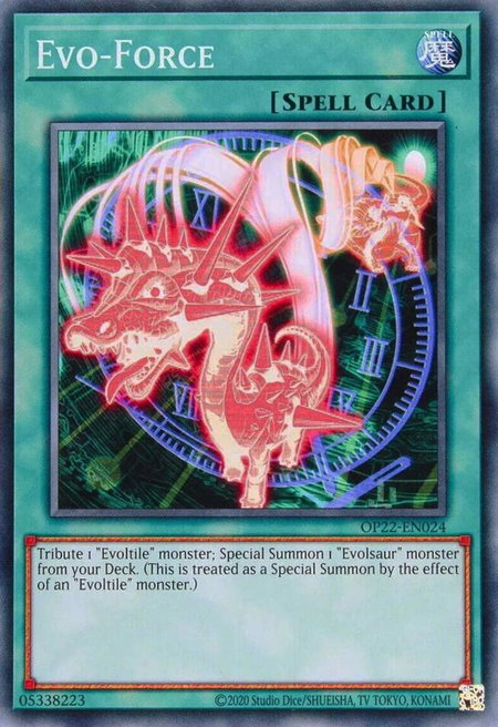 Evo-Force - OTS Tournament Pack 22 YuGiOh trading card
