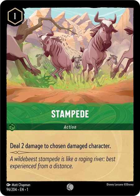 Stampede - The First Chapter Disney Lorcana trading card