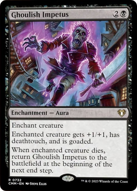 Ghoulish Impetus - Commander Masters Magic: The Gathering trading card