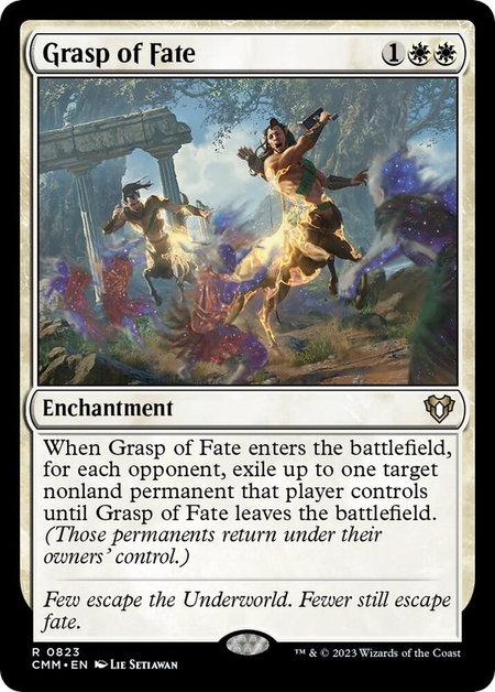 Grasp of Fate - Commander Masters Magic: The Gathering trading card