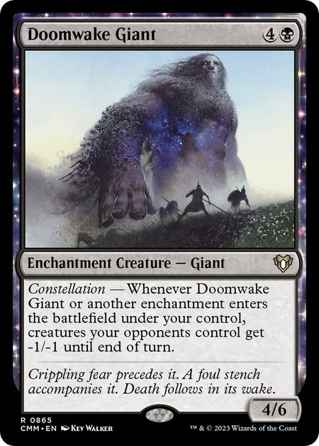 Doomwake Giant - Commander Masters Magic: The Gathering trading card