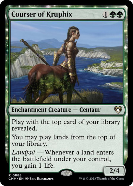 Courser of Kruphix - Commander Masters Magic: The Gathering trading card