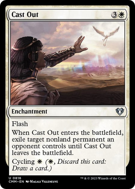 Cast Out - Commander Masters Magic: The Gathering trading card