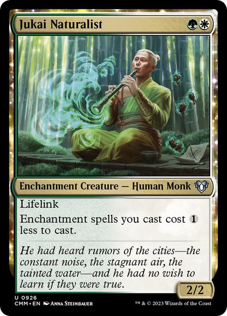 Jukai Naturalist - Commander Masters Magic: The Gathering trading card