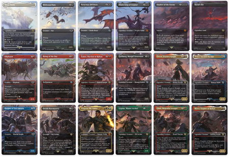 Battle of the Pelennor Fields Scene [Set of 18] - Universes Beyond: The Lord of the Rings: Tales of Middle-earth Magic: The Gathering trading card