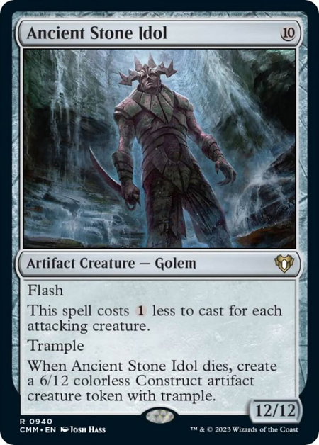 Ancient Stone Idol - Commander Masters Magic: The Gathering trading card