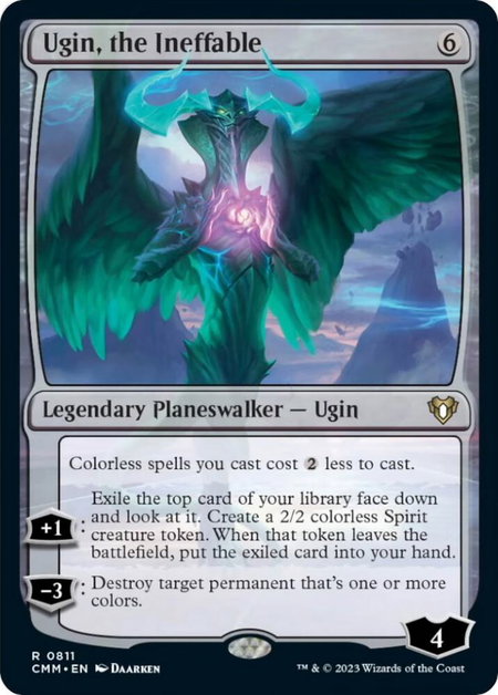 Ugin, the Ineffable - Commander Masters Magic: The Gathering trading card