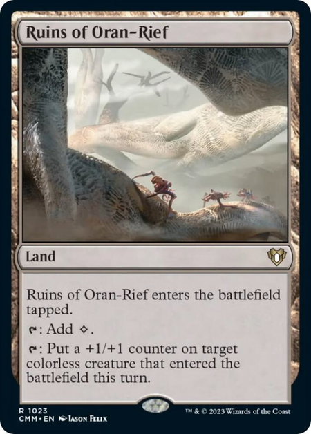 Ruins of Oran-Rief - Commander Masters Magic: The Gathering trading card