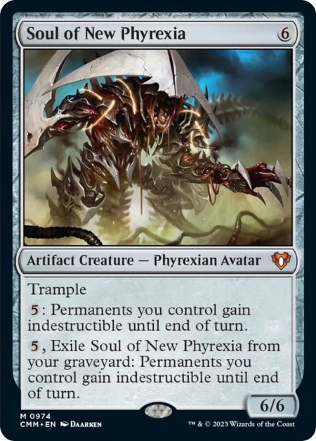 Soul of New Phyrexia - Commander Masters Magic: The Gathering trading card