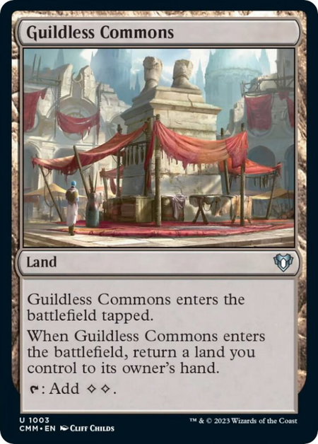 Guildless Commons - Commander Masters Magic: The Gathering trading card