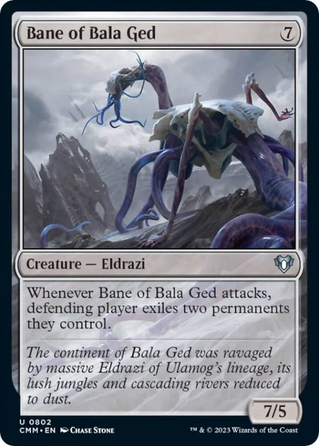 Bane of Bala Ged - Commander Masters Magic: The Gathering trading card