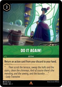 Do It Again! - The First Chapter (1) #94/204 - Rare Disney Lorcana Trading Card