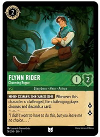 Flynn Rider - Charming Rogue - The First Chapter (1) #74/204 - Uncommon Disney Lorcana Trading Card