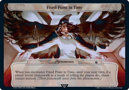 Fixed Point in Time trading card from Planechase: Universes Beyond: Doctor Who Fixed Point in Time - Planechase: Universes Beyond: Doctor Who Magic: The Gathering trading card