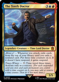 The Tenth Doctor - Universes Beyond: Doctor Who (WHO) #3 - Mythic Magic: The Gathering Trading Card
