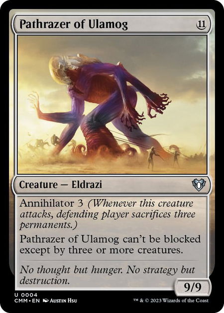 Pathrazer of Ulamog - Commander Masters Magic: The Gathering trading card