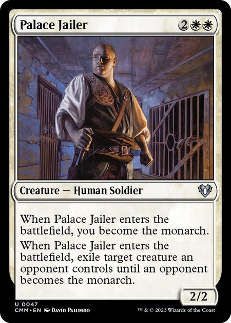 Palace Jailer - Commander Masters Magic: The Gathering trading card