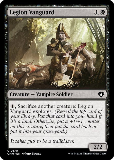 Legion Vanguard - Commander Masters Magic: The Gathering trading card