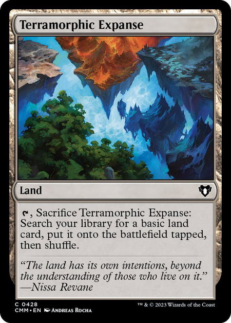 Terramorphic Expanse - Commander Masters Magic: The Gathering trading card