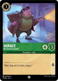Horace - No-Good Scoundrel - The First Chapter (1) #79/204 - Common Disney Lorcana Trading Card