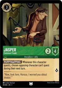 Jasper - Common Crook - The First Chapter (1) #81/204 - Uncommon Disney Lorcana Trading Card