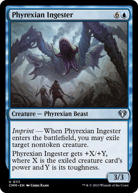 Phyrexian Ingester - Commander Masters Magic: The Gathering trading card