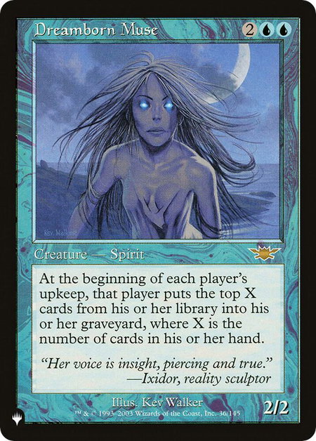Dreamborn Muse - The List Reprints Magic: The Gathering trading card