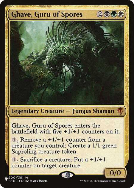 Ghave, Guru of Spores - The List Reprints Magic: The Gathering trading card